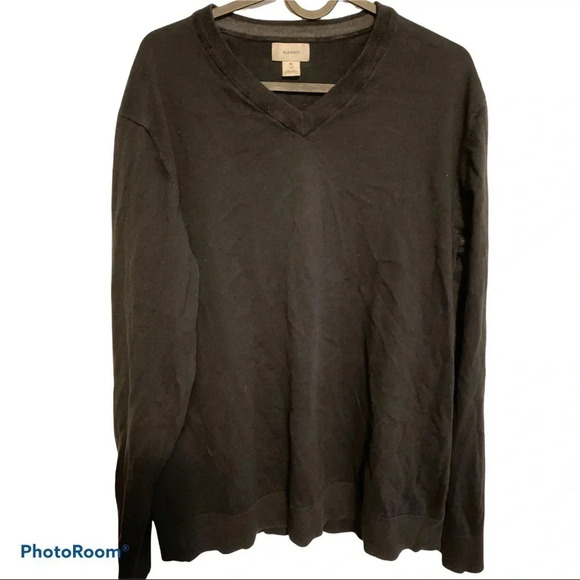 Old Navy black men’s knit V-neck Sweater Sz  XL - Picture 1 of 8